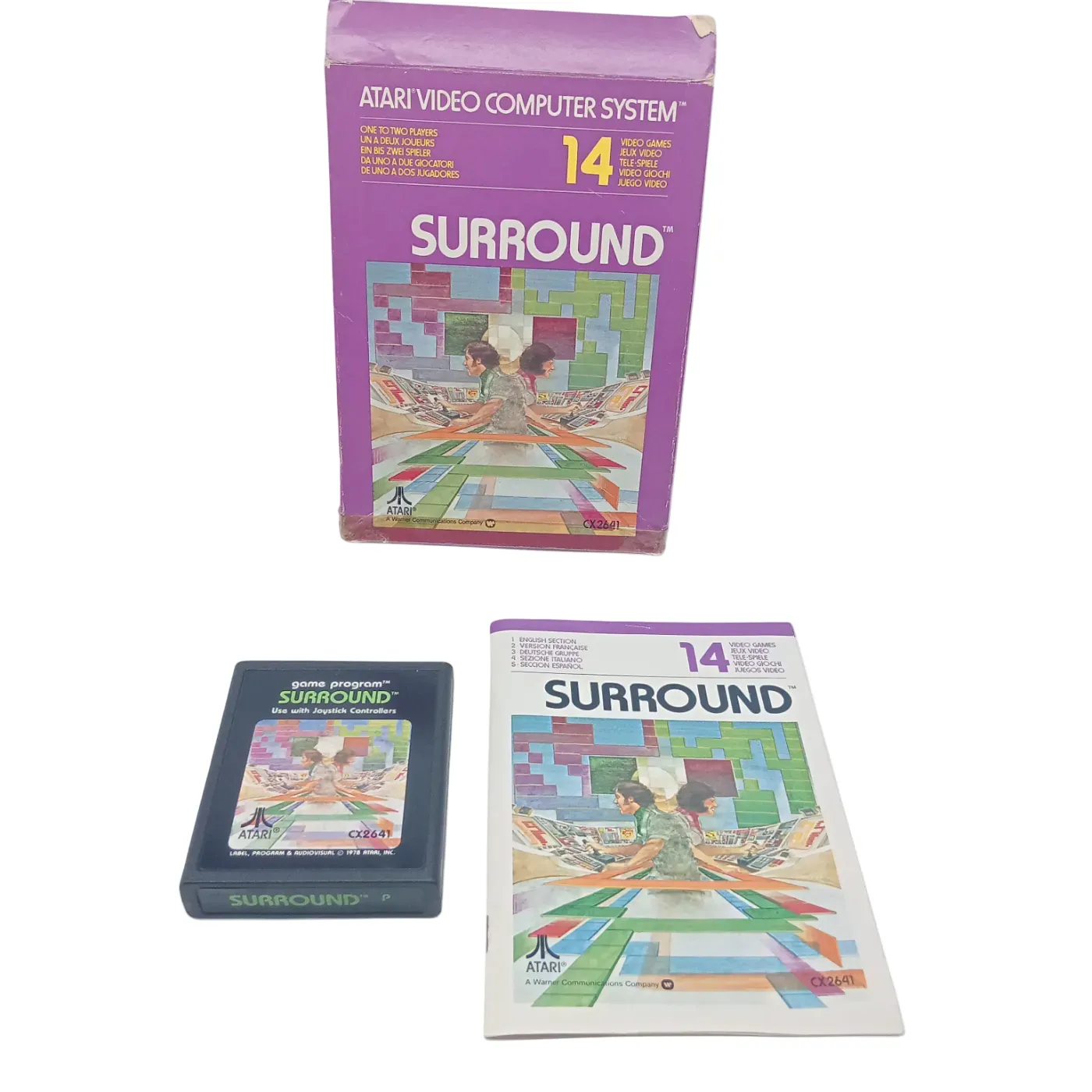 Atari 2600 Game in Box: Surround (WR 1396211)