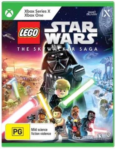 Lego Star Wars The Skywalker Saga Xbox Seris X/Xbox One gameGood Condition No Manual