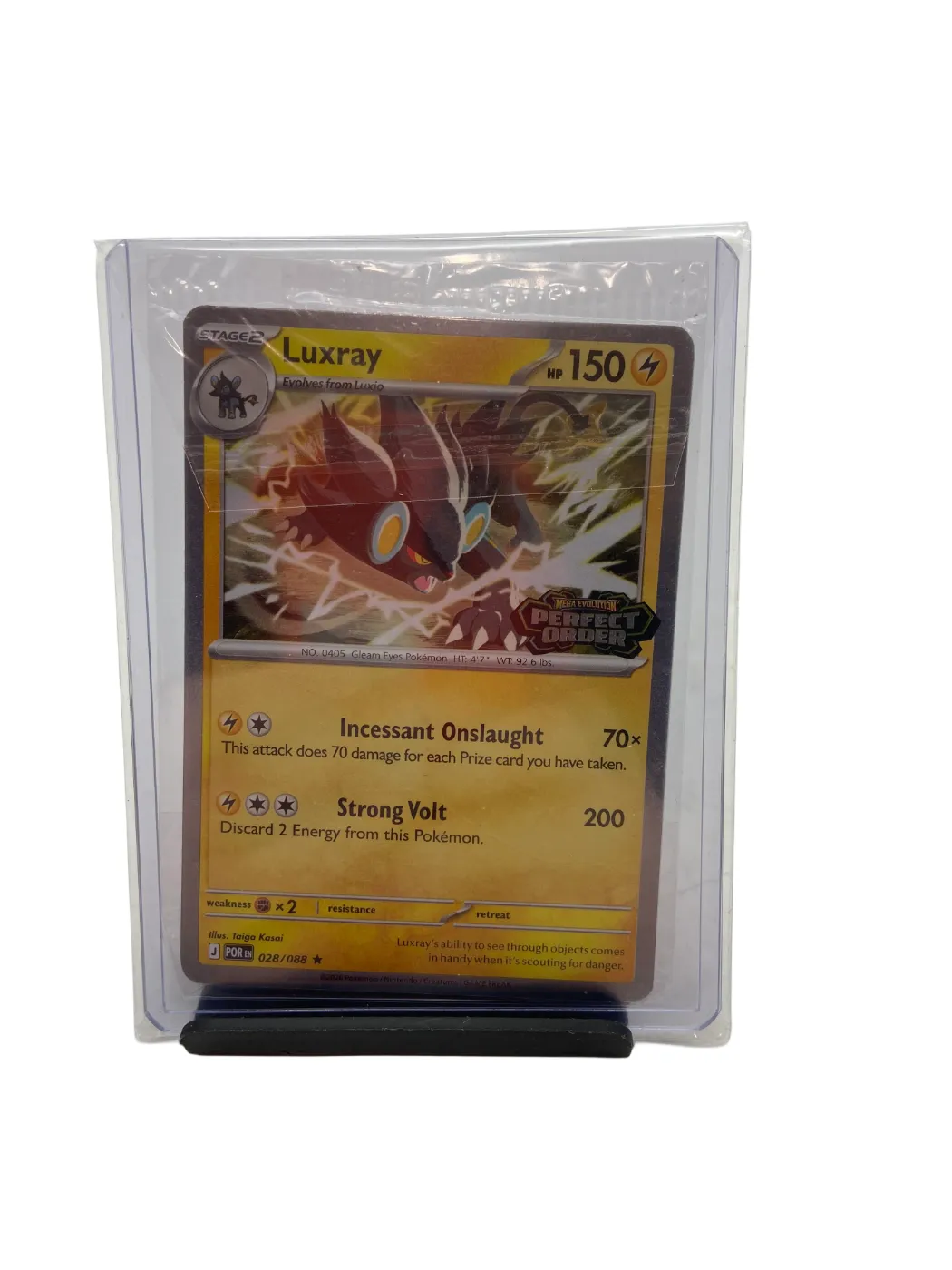 Luxray Pokemon Card Perfect Order 028/088 (WL 1428300)