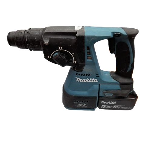 Makita DHR242 18V Mobile Brushless 24mm SDS Plus Rotary Hammer with 5.0Ah Battery (MR)