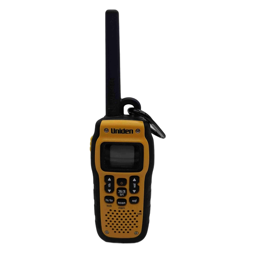 Uniden Submersible VHF Marine Radio MHS050 Yellow (WR 1437591)