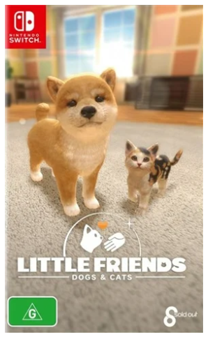 Little Friends Dogs & Cats Nintendo Switch Game – Good Condition With Case