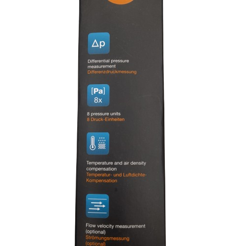 Testo 510 Digital Differential Pressure Meter (MR)