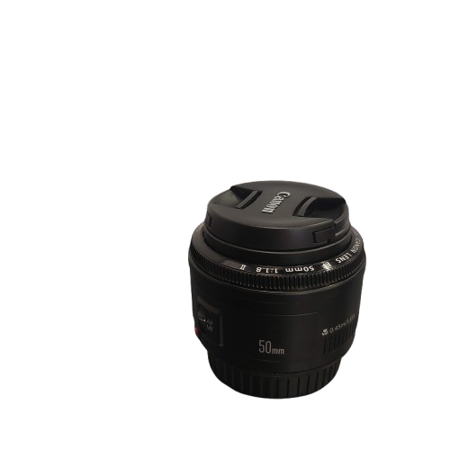 Canon Lens 50mm With Caps