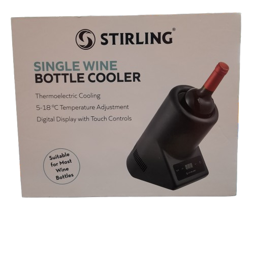Stirling Single Wine Cooler Str-Bwc72 Black (1422400)