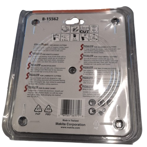 Makita B-15562 160mm 60T TCT Circular Saw Blade (GE)
