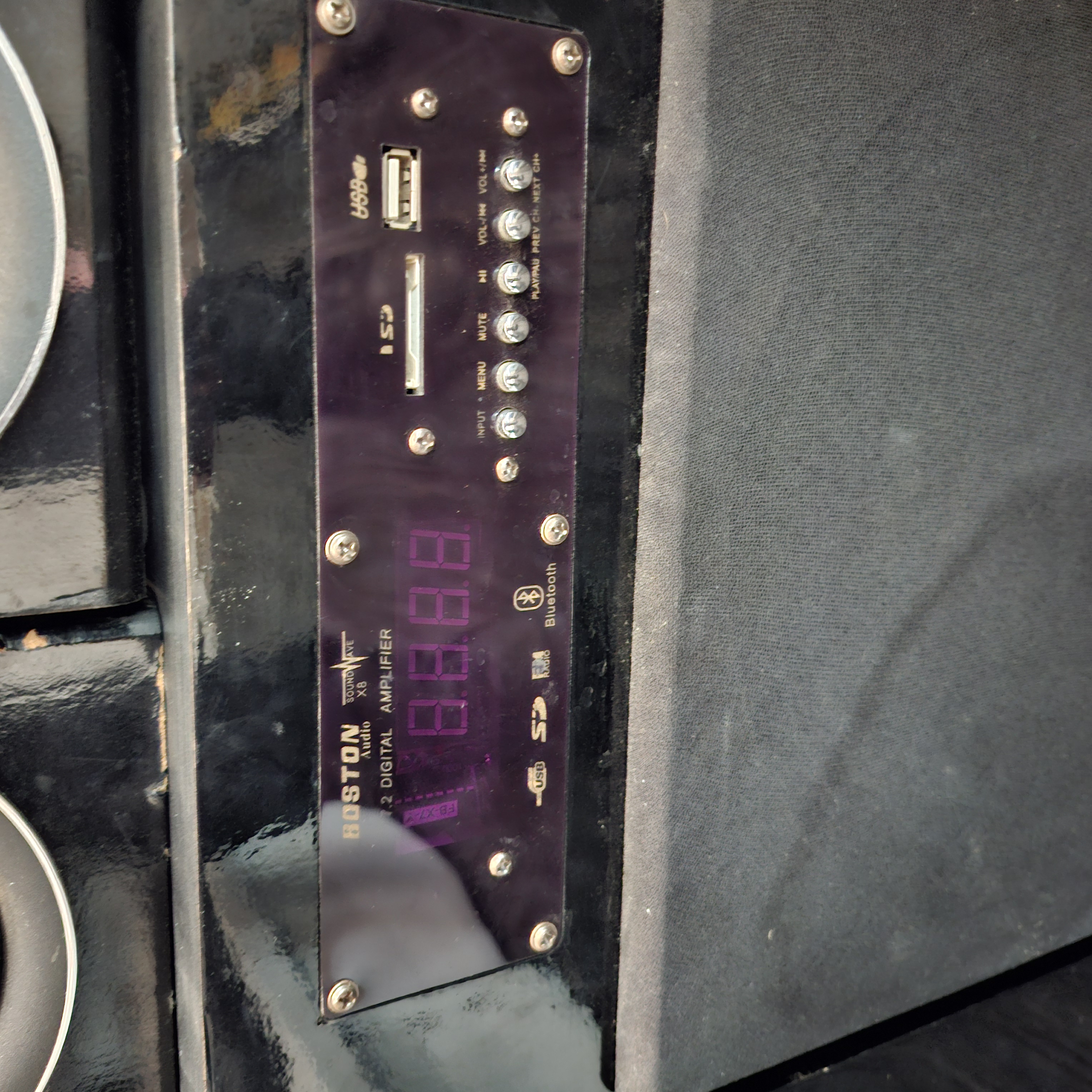 Boston Audio Stereo Amplifier X8 Black (JN) Pickup Only