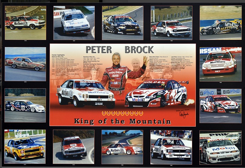 Peter Brock King of The Mountain Framed Picture ( INSTORE PICK UP )( LE )