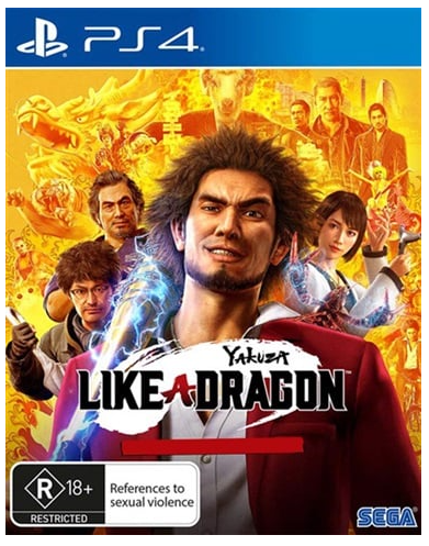 Like A Dragon Playstation 4 Game Steelbook Version Very Good Condition (CP)