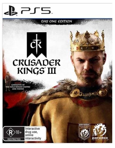 Playstation 5 Crusader Kings III (3) , Excellent Condition With Case, Poster No Manual