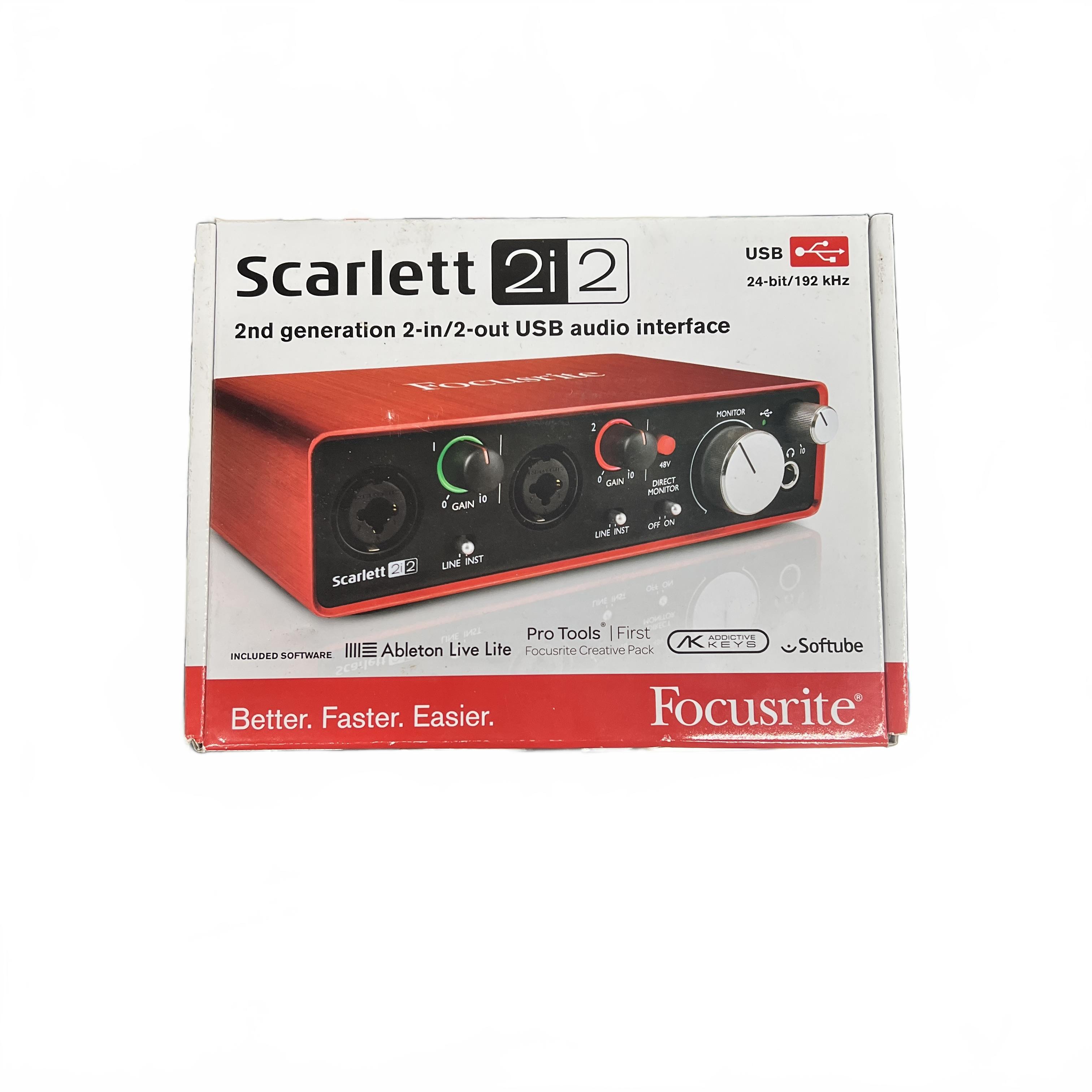 Focusrite Scarlett 2i2 Audio Interface (MK)