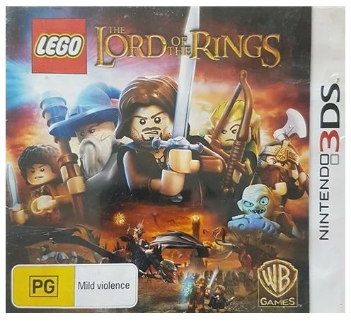 Nintendo 3DS Lego: The Lord Of The Rings, Good Condition With Case + Manual