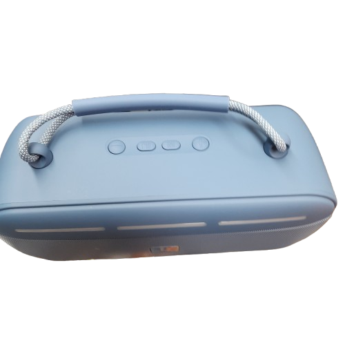 Laser Blue Bluetooth Speaker With Handle  (LN)