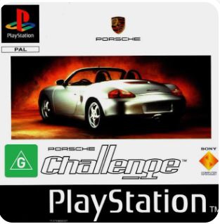 Porsche Challenge PS1 Platinum Game Good Condition With Manual (GE1353875)