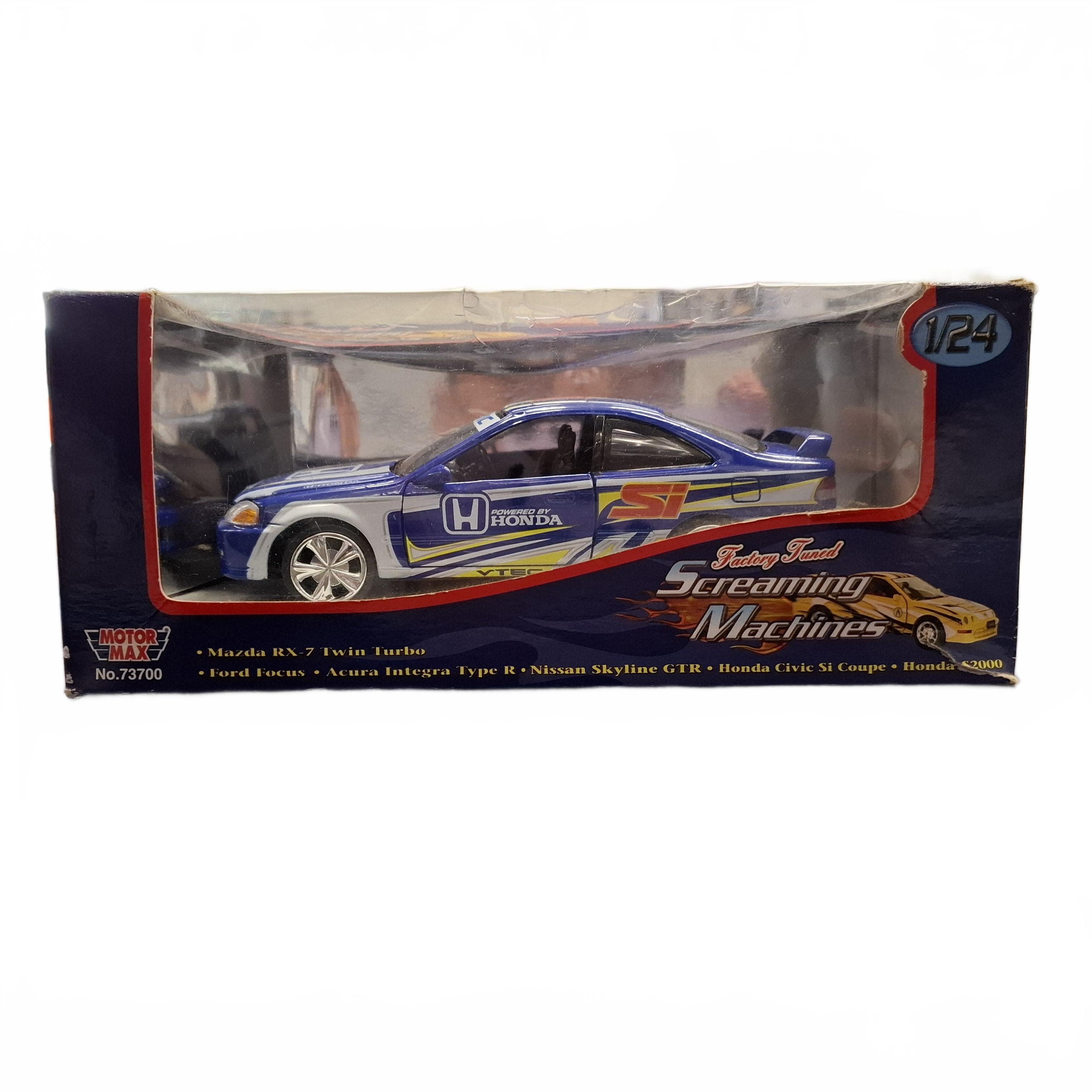 Factory Tuned Screaming Machines Honda Civic Si Coupe 1:24 Diecast Car (JN) (1430017)