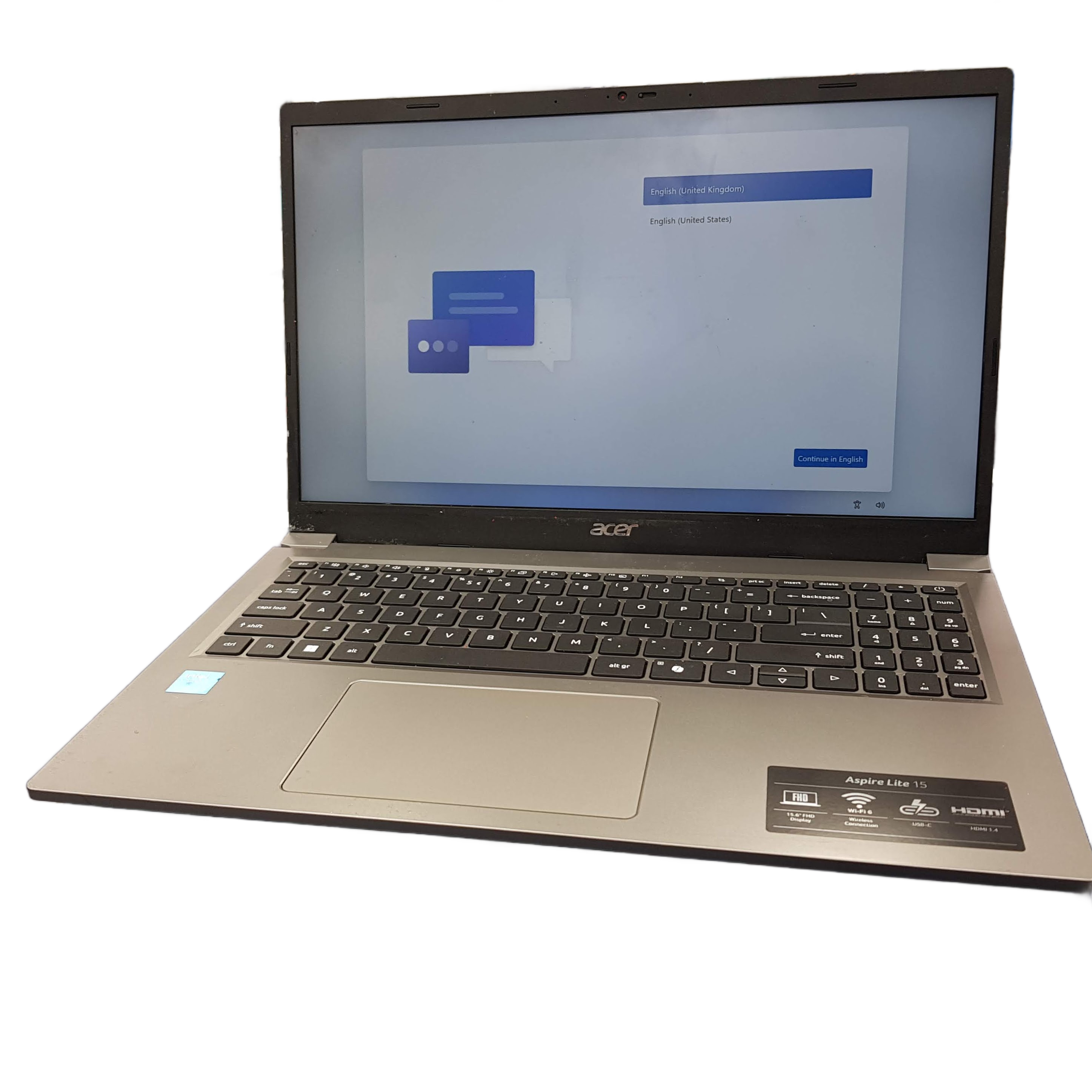 Acer Aspire AL15-33P 8GB RAM 512GB Storage Silver With Charger (MR1416934)
