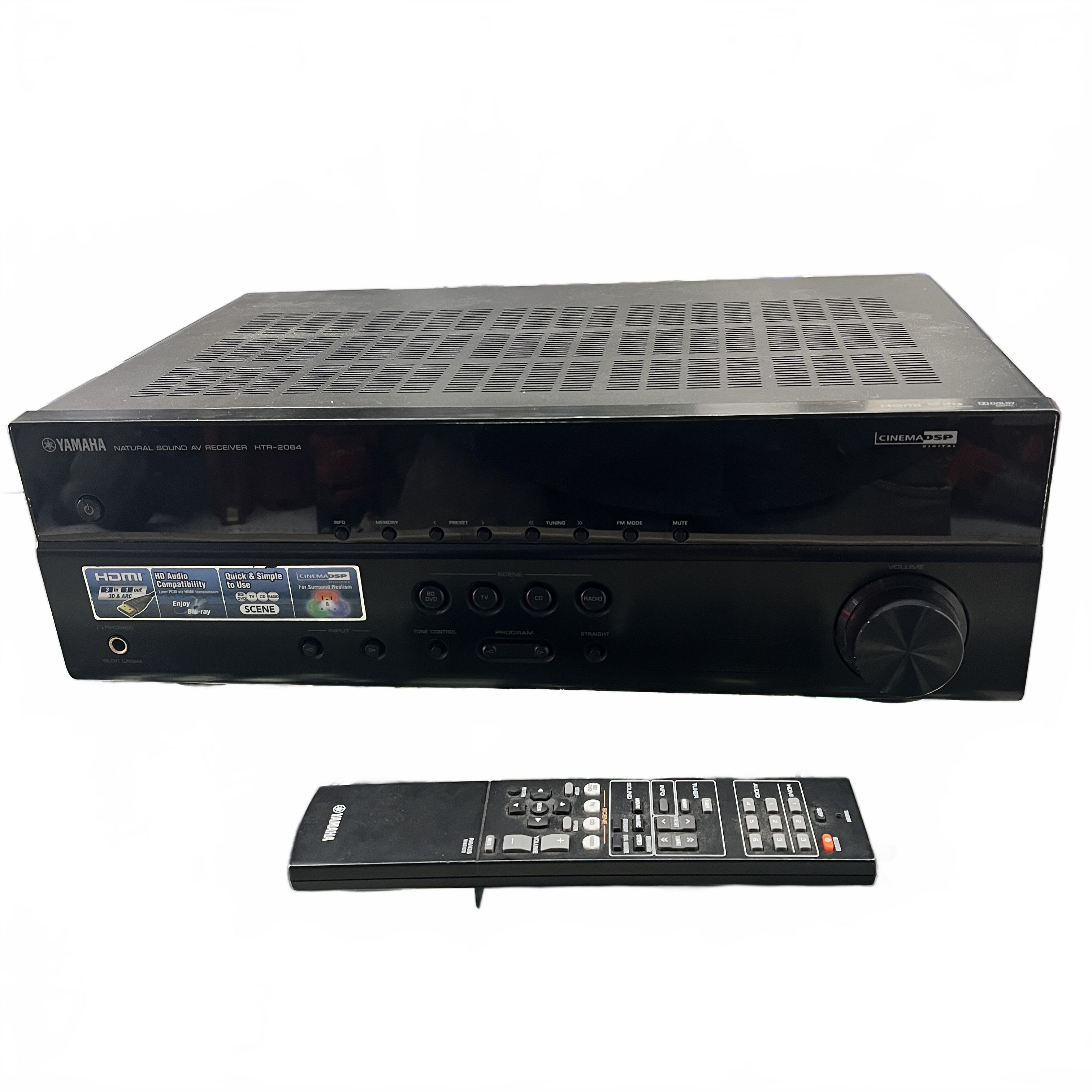Yamaha HTR-2064 5.1-Channel AV Receiver Black (MK)