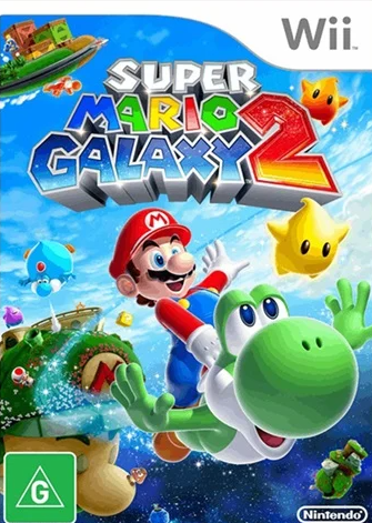 Super Mario Galaxy 2 Nintendo Wii Good Condition with Manual (LN)