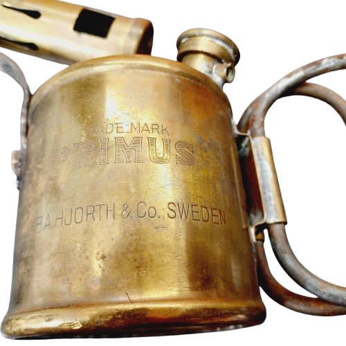 Vintage Primus Brass Blow Lamp Made In Sweeden No.633
