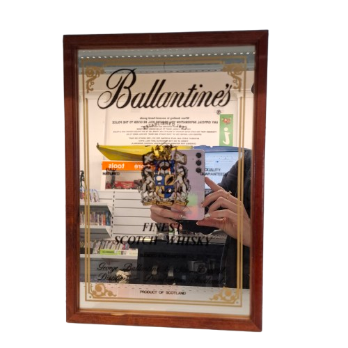 Ballantine’s Finest Scotch Whisky Collectable Bar Mirror (JN) **Pick Up Only**