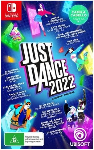 Nintendo Switch Just Dance 2022, Very Good Condition, With Case No Manual (LE 1360167)