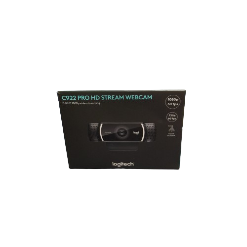 Logitech C922 Pro HD Stream Webcam V-U0028 Black (LN)