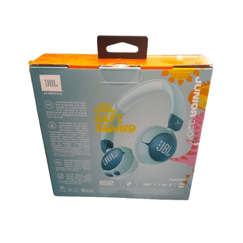 JBL Junior 320BT Bluetooth Headphones Blue (LN)