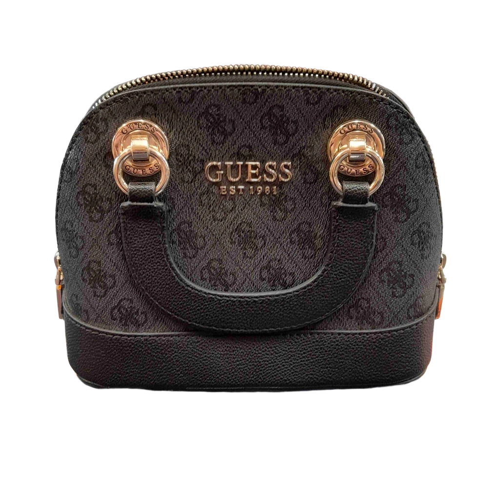 Guess Cathleen II Dome Handbag Coal (GE)