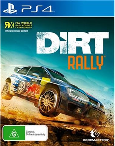 DiRT Rally – PS4 (Preowned) with Case + Manual *Disc Holder Damaged*  (WR1359113)