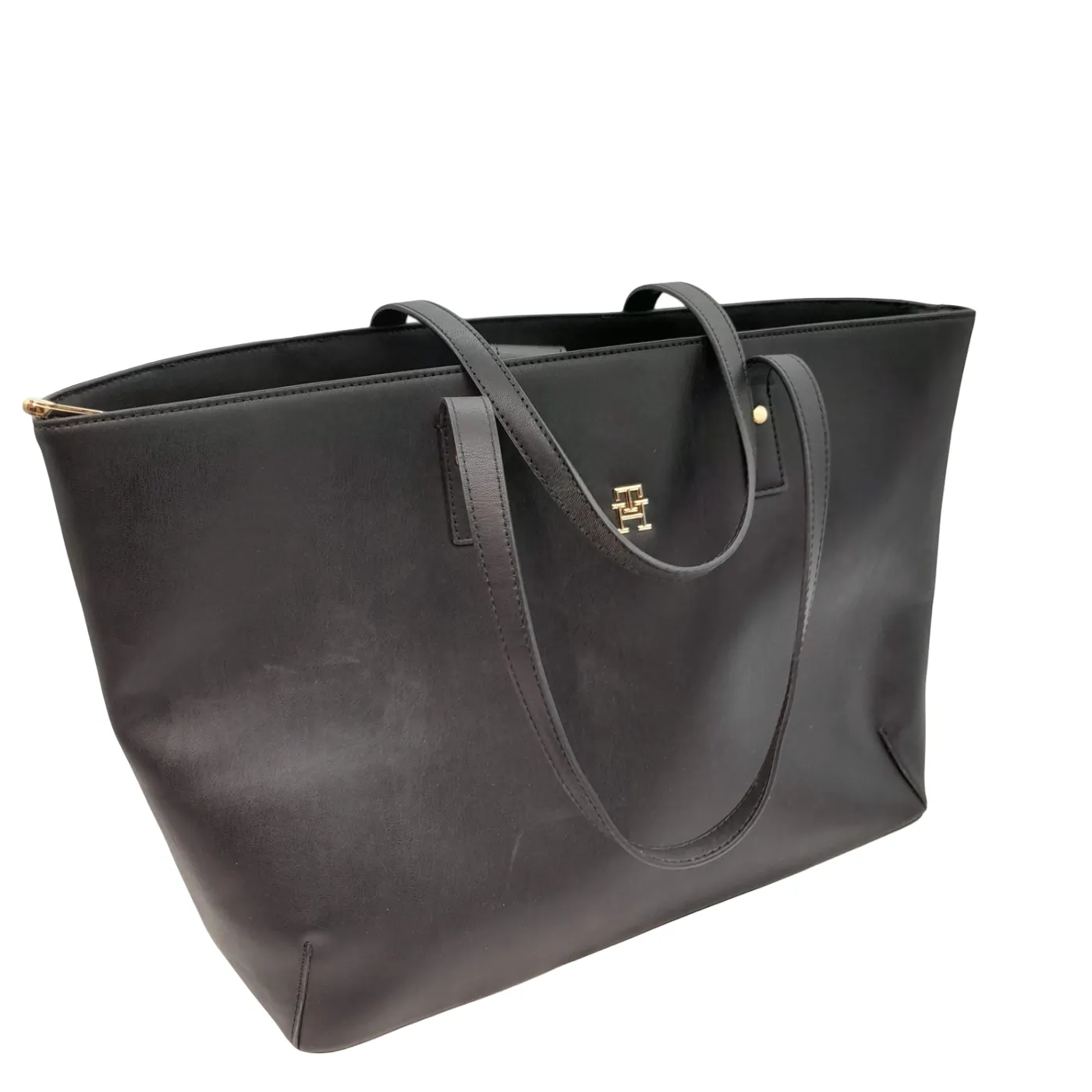 Tommy Hilfiger Black Leather Bag (WR)