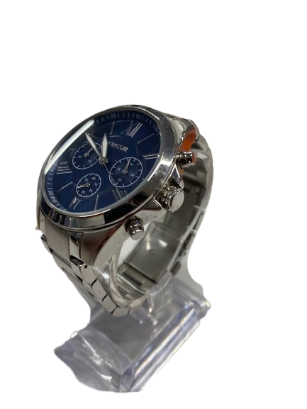 Mens Silver Fossil Watch 121504 (NG)