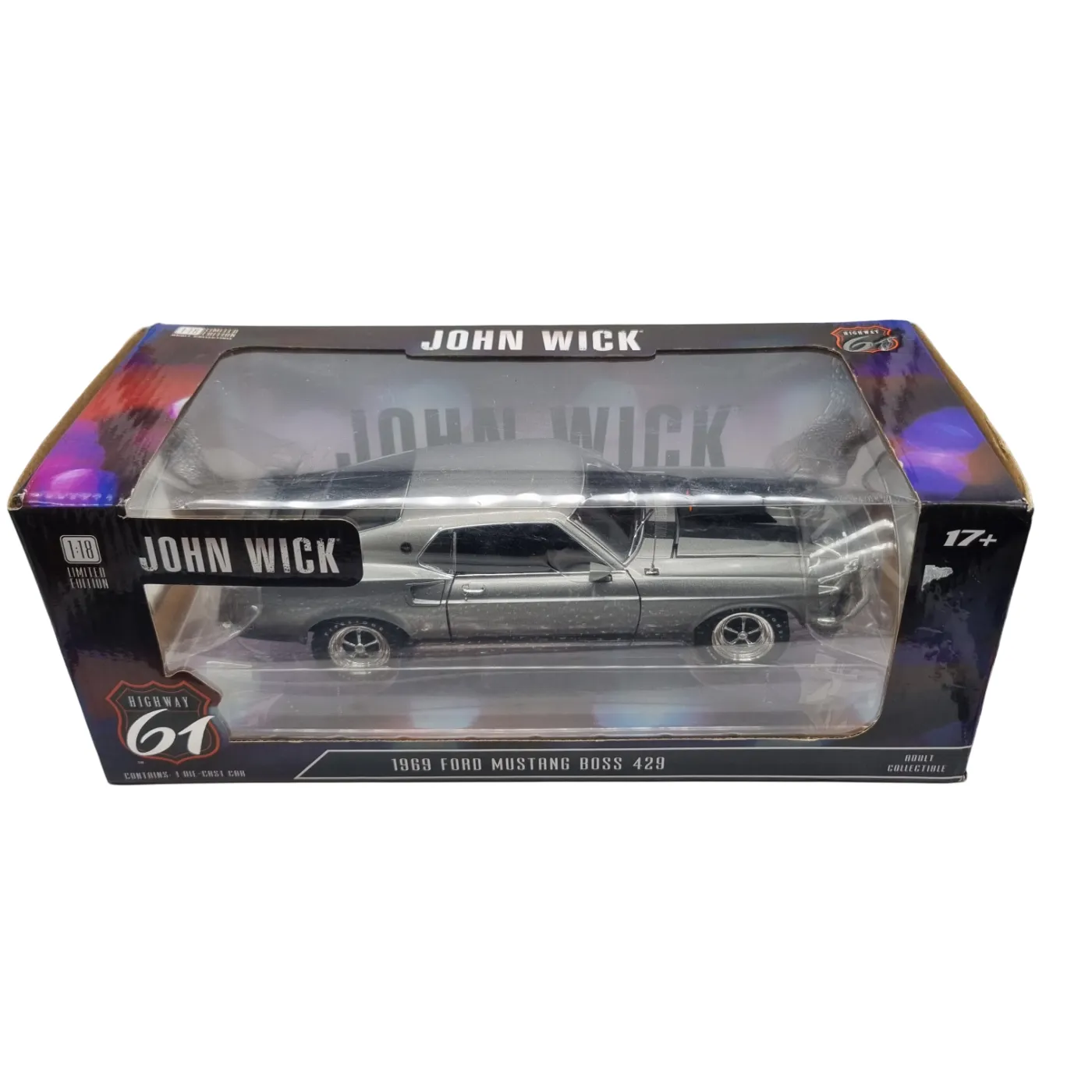 1969 Ford Mustang Boss 429 ‘John Wick’ Diecast Model Car (HWY-18016) (WR 1397632)