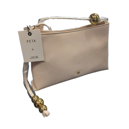 Peta And Jain Lucci Handbag Lucci Ivory Pebble Gold Trim New With Tags ( LE )