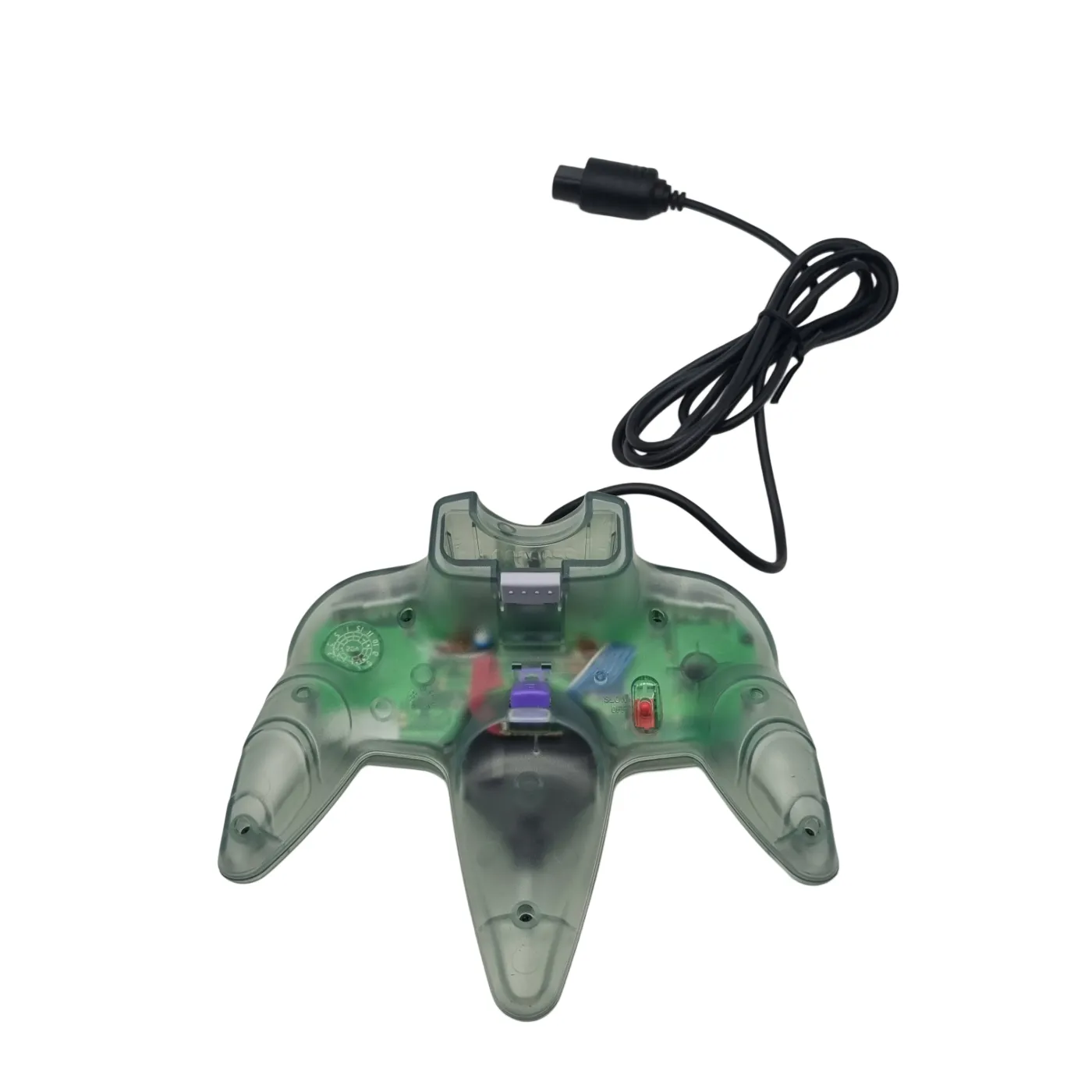 NS64 Competition Pro Controller Clear In Box With Manual (WR 1398704)