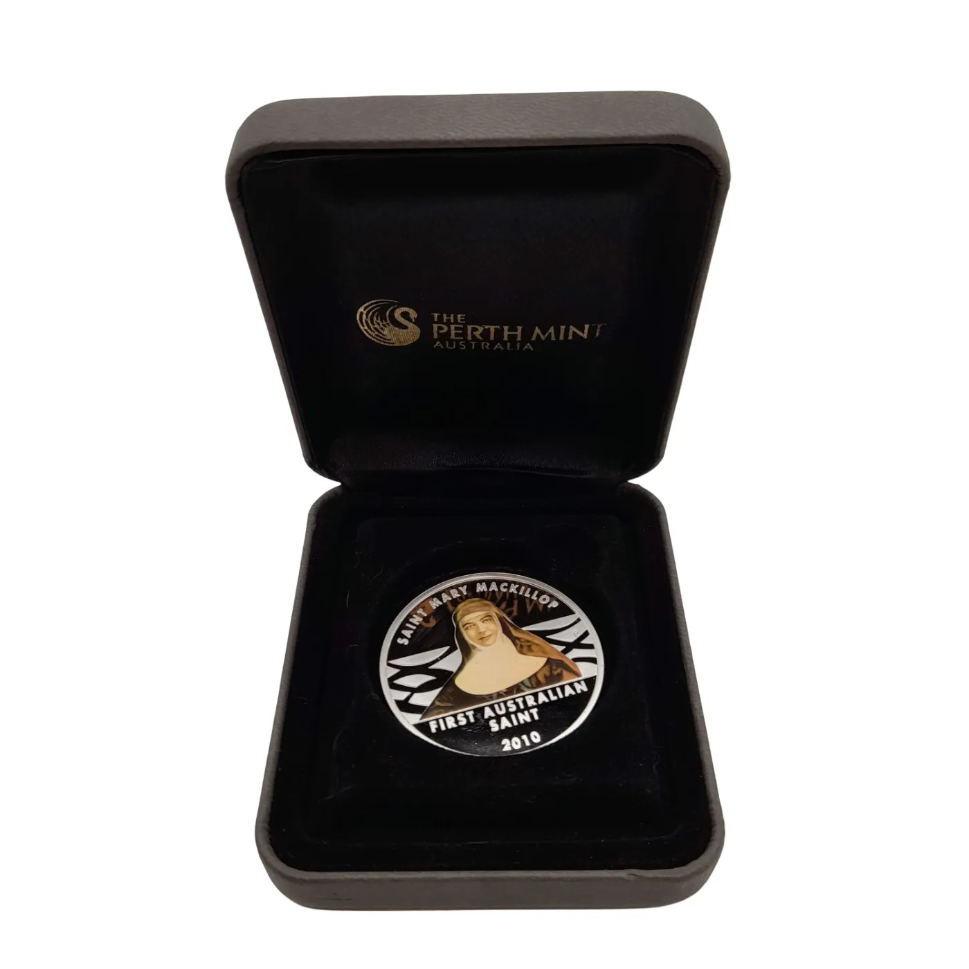 Saint Mary MacKillop 1oz Silver Proof Coin 2010 with Case and Hard Cover (WL1413412)