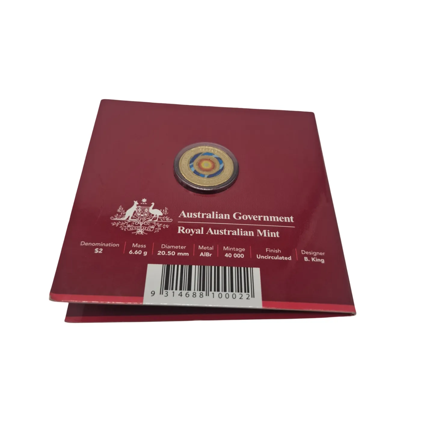 Lest We Forget Eternal Flame $2 Coin (WR 1376974)