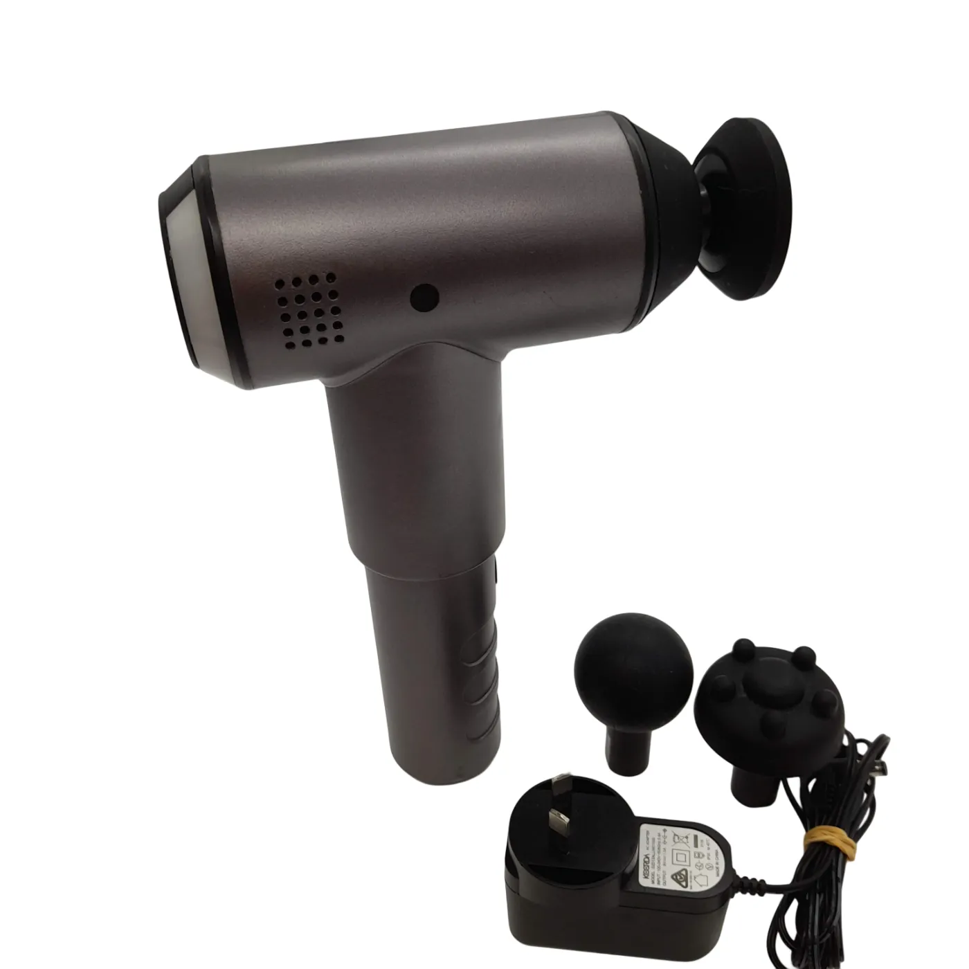 Celsius Massage Gun Percussion Gun Grey/Black + Charger + Attachments (WR 1353290)