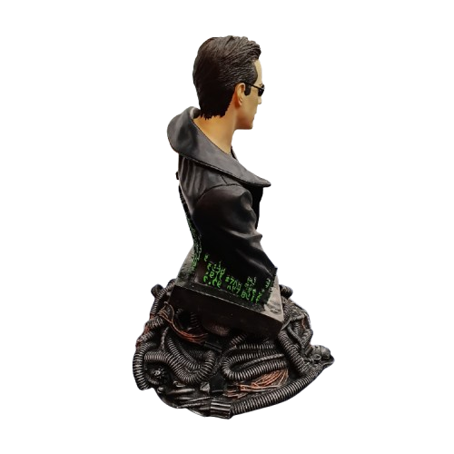Gentle Giant The Matrix Neo Mini Bust, Featuring A Detailed Likeness Of Keanu Reeves As Neo – Good Condition (CP)