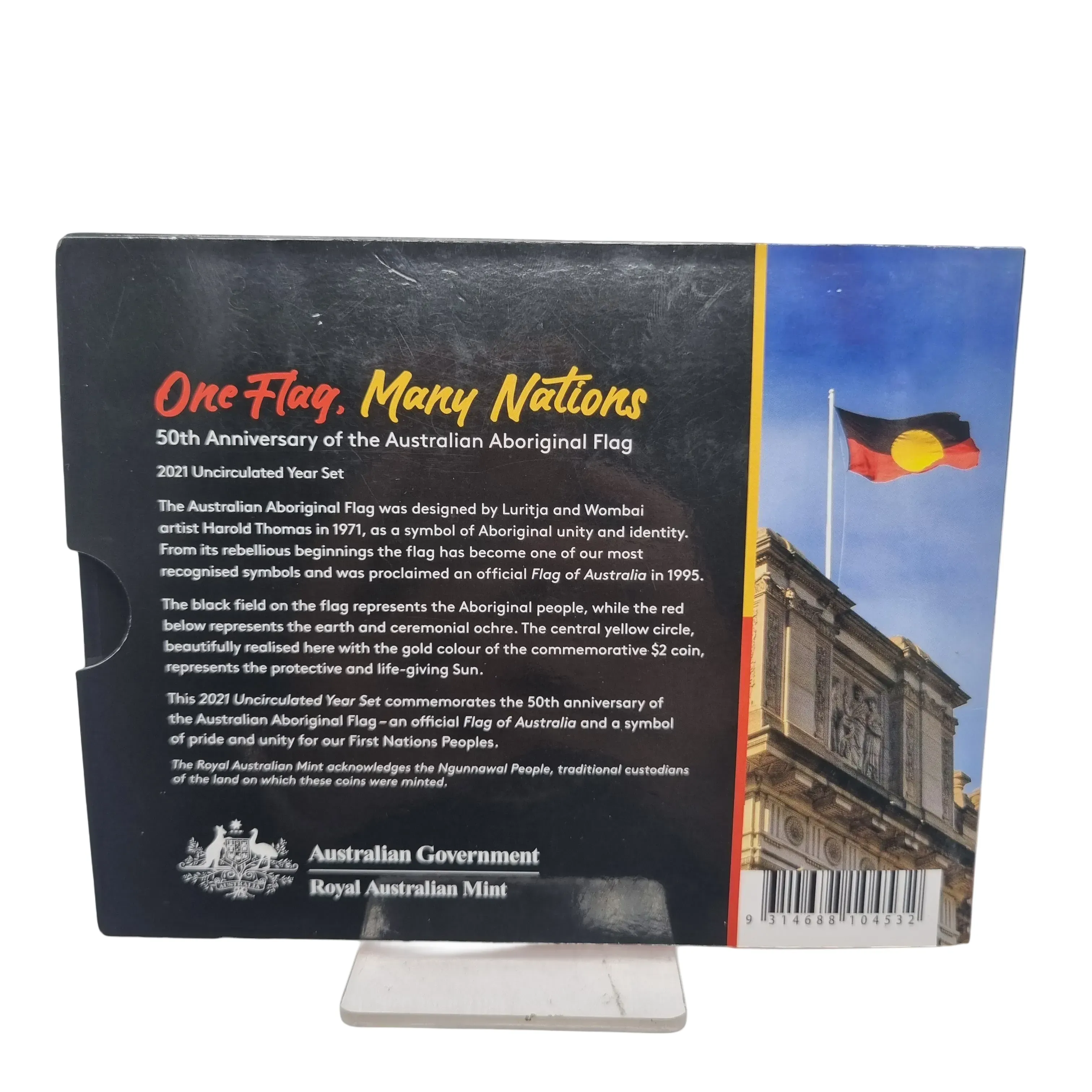 Royal Australian Mint: One Flag, Many Nations – 50th Anniversary of the Aboriginal Flag 2021 Uncirculated Coin Set