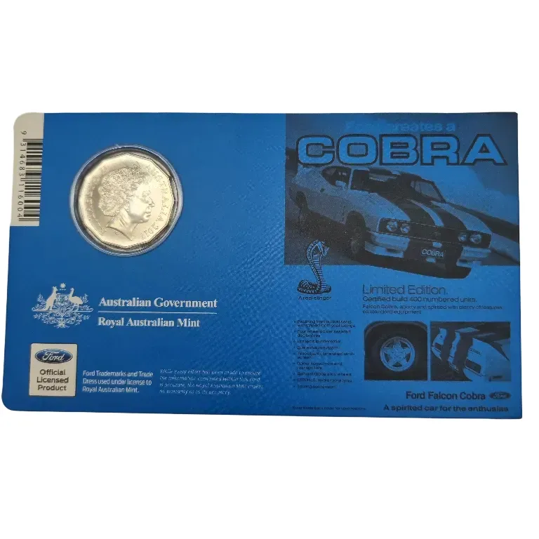 2017 50c 1978 XC Falcon Cobra Coin Uncirculated Royal Australian Mint