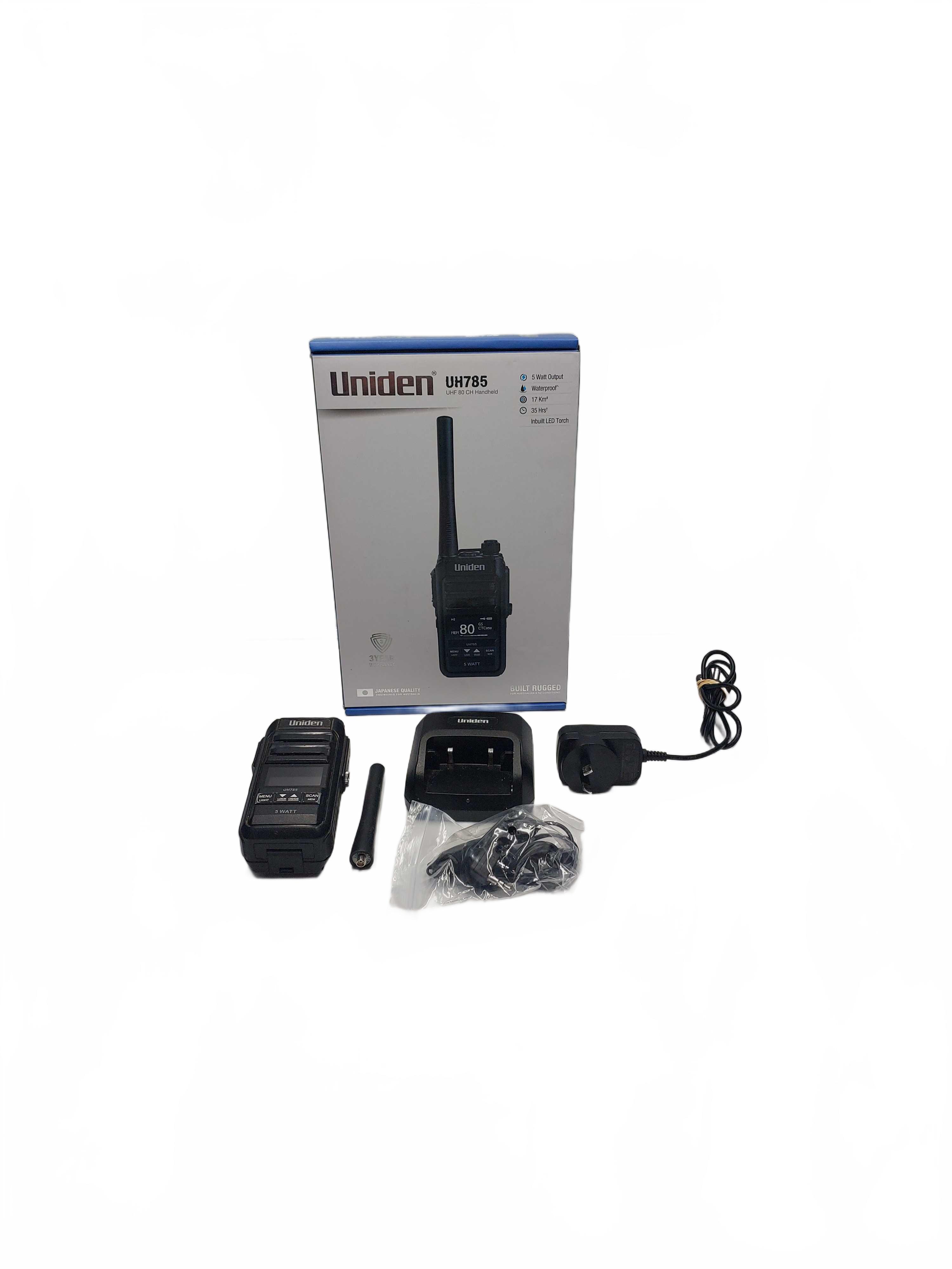 Uniden UH785 Black UHF Handheld Radio (1428630) (GB)