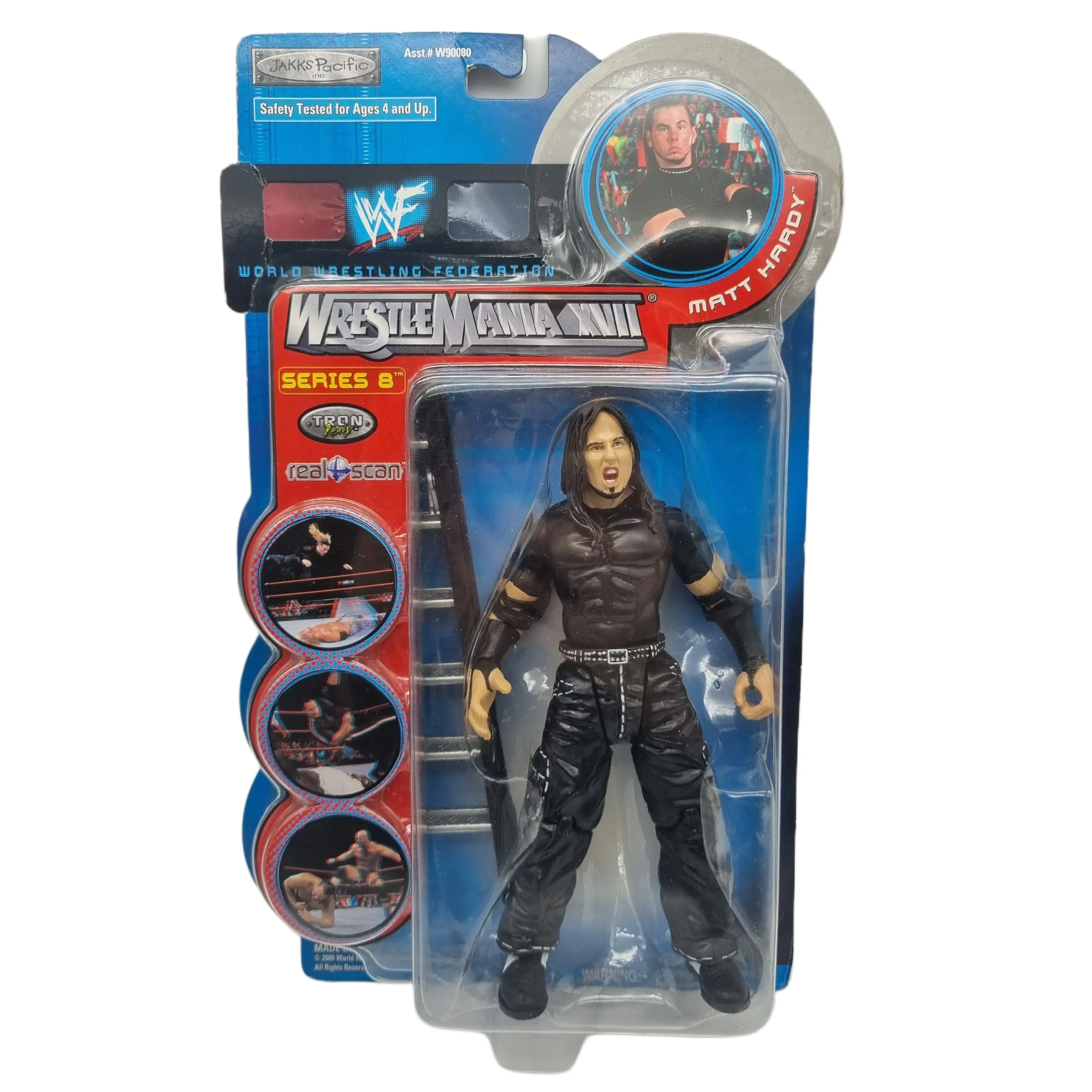WWF Matt Hardy Jakks Pacific WrestleMania XVII Series 8 Wrestling Action Figure