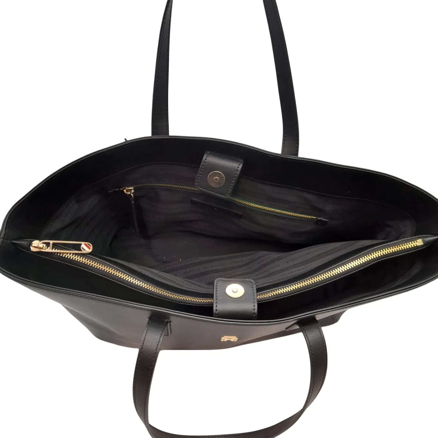 Tommy Hilfiger Black Leather Bag (WR)