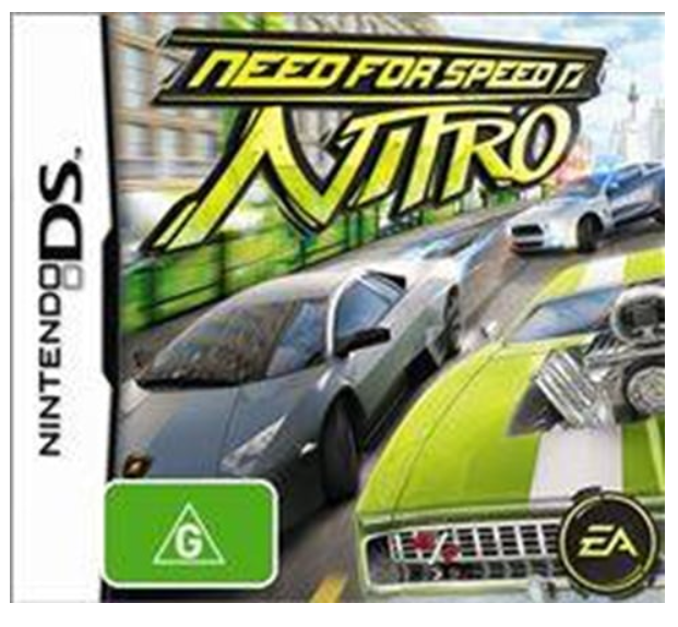 Need For Speed Nitro Nintendo DS Cartridge Only Good Condition (CP-1353492)