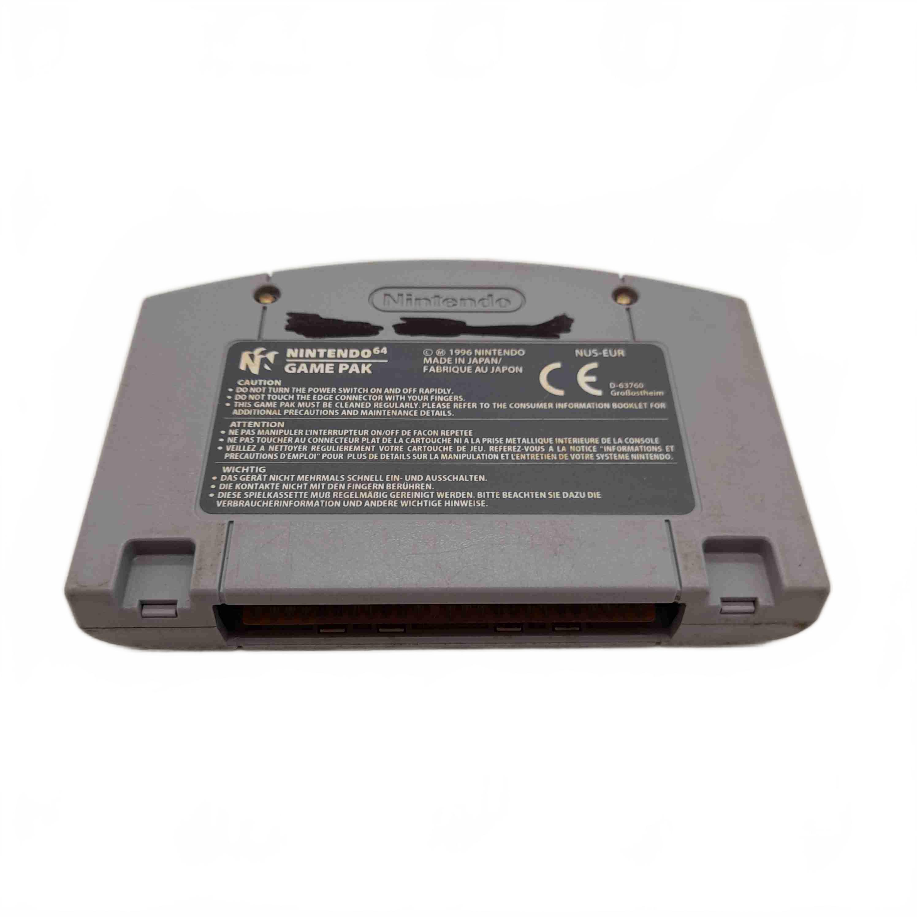 Nintendo 64 Mario Kart 64 Grey Cartridge Only (WL 1429107)
