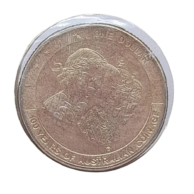 2010 Australian Coinage 100 Yrs ‘C’ Canberra Counterstamp One Dollar ($1) Uncirculated Australian Decimal Coin ANDA Coin Show Issue
