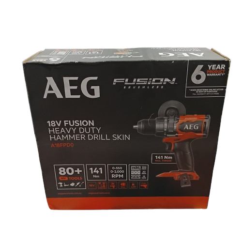 AEG A18FPD 18V Fusion Brushless Hammer Drill (NA 1410322)