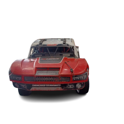 Shiroi Remote Control Truck Team Corally Red And White Will need some Repair’s done PICK UP ONLY