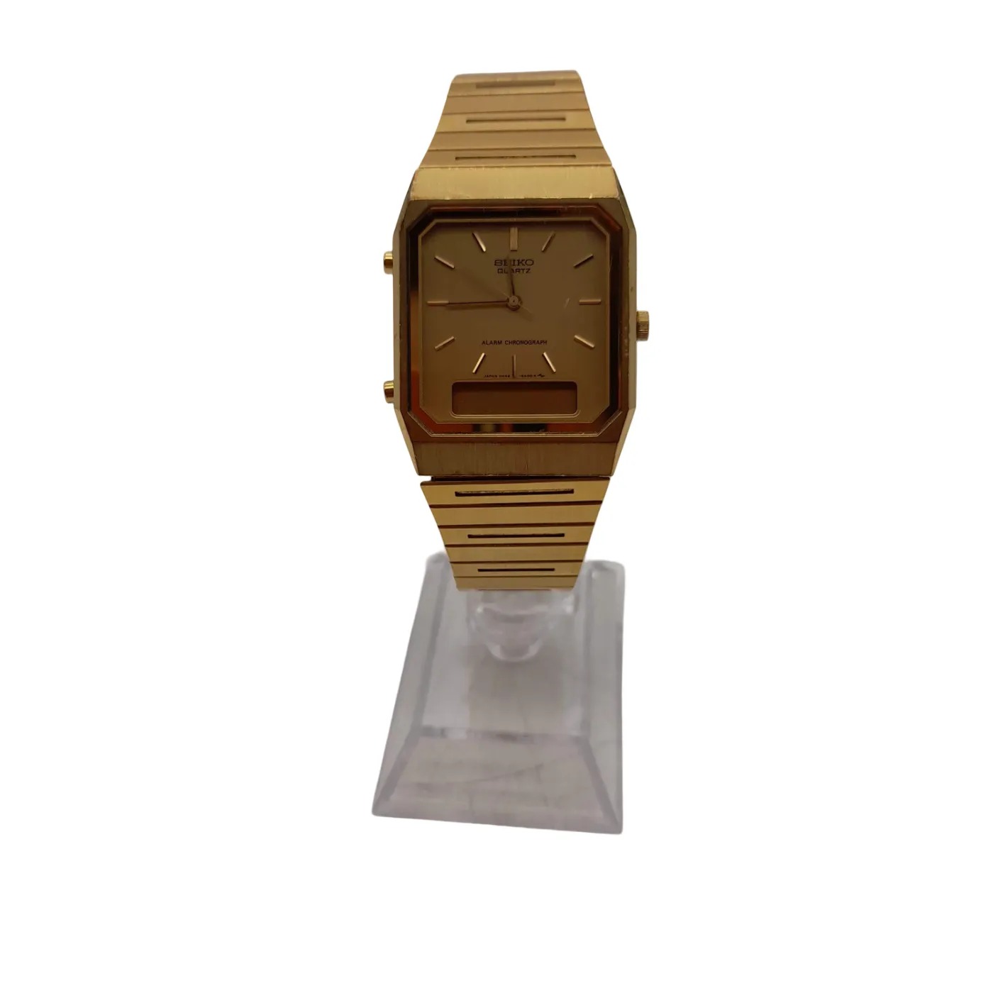 Seiko H449-5320 Gold Stainless Steel Analogue Digital Watch (WL1417377)