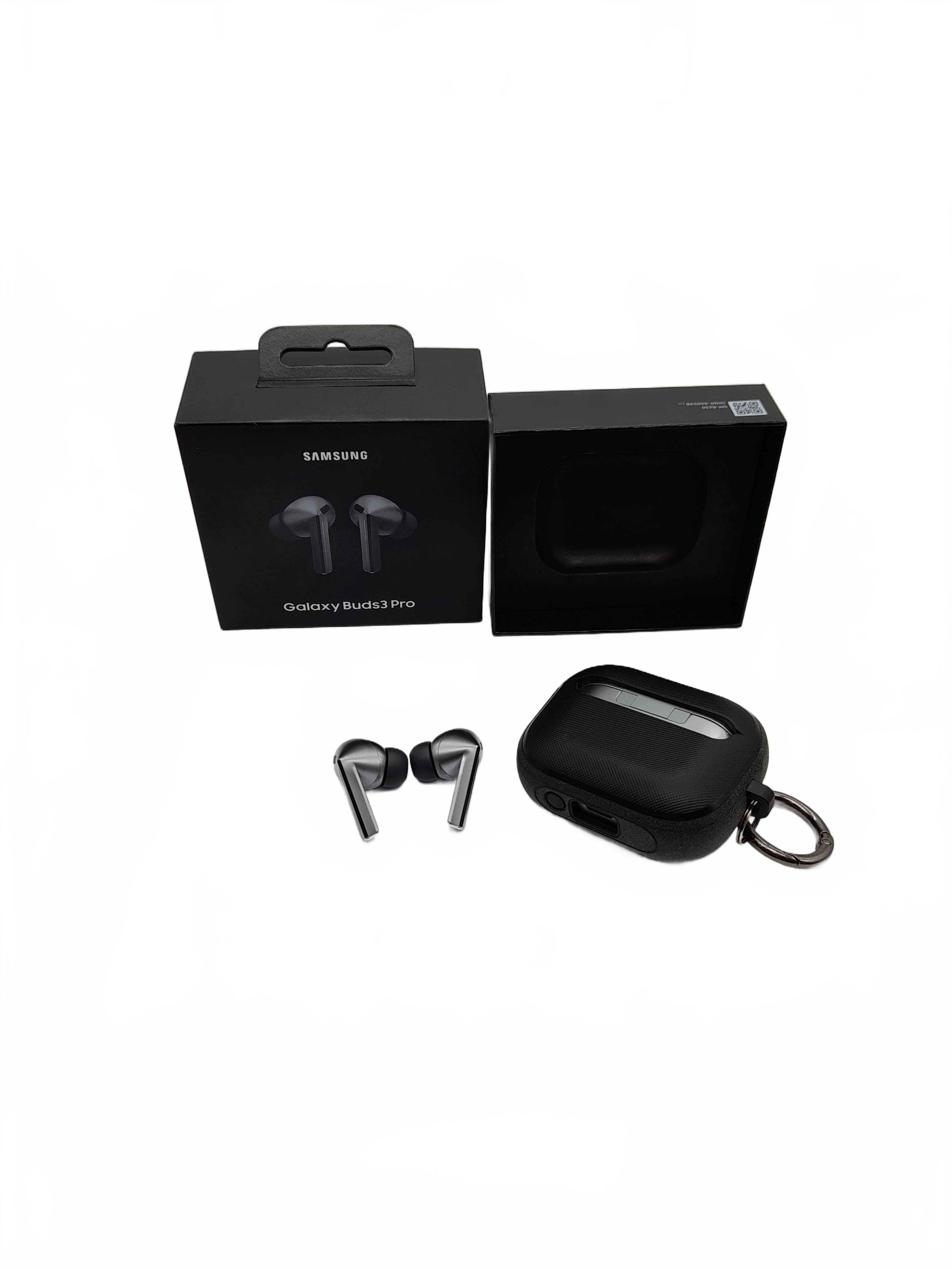 Samsung Bluetooth Galaxy Buds3 Pro SM-R630 Black In Grey Case In Box Great Working Condition (WL1434423)